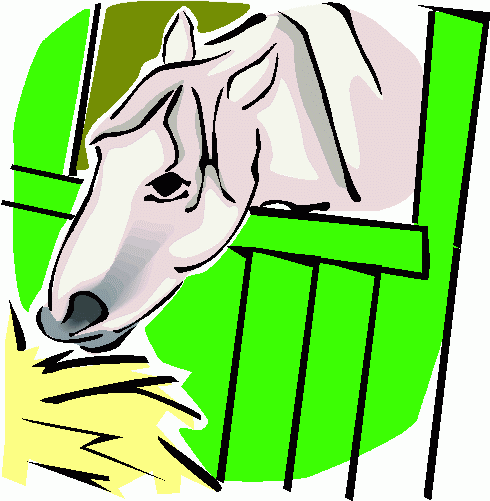 horse eating clipart - photo #5