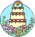 wedding cake clip art